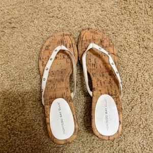 Montego Bay White Thong Sandals